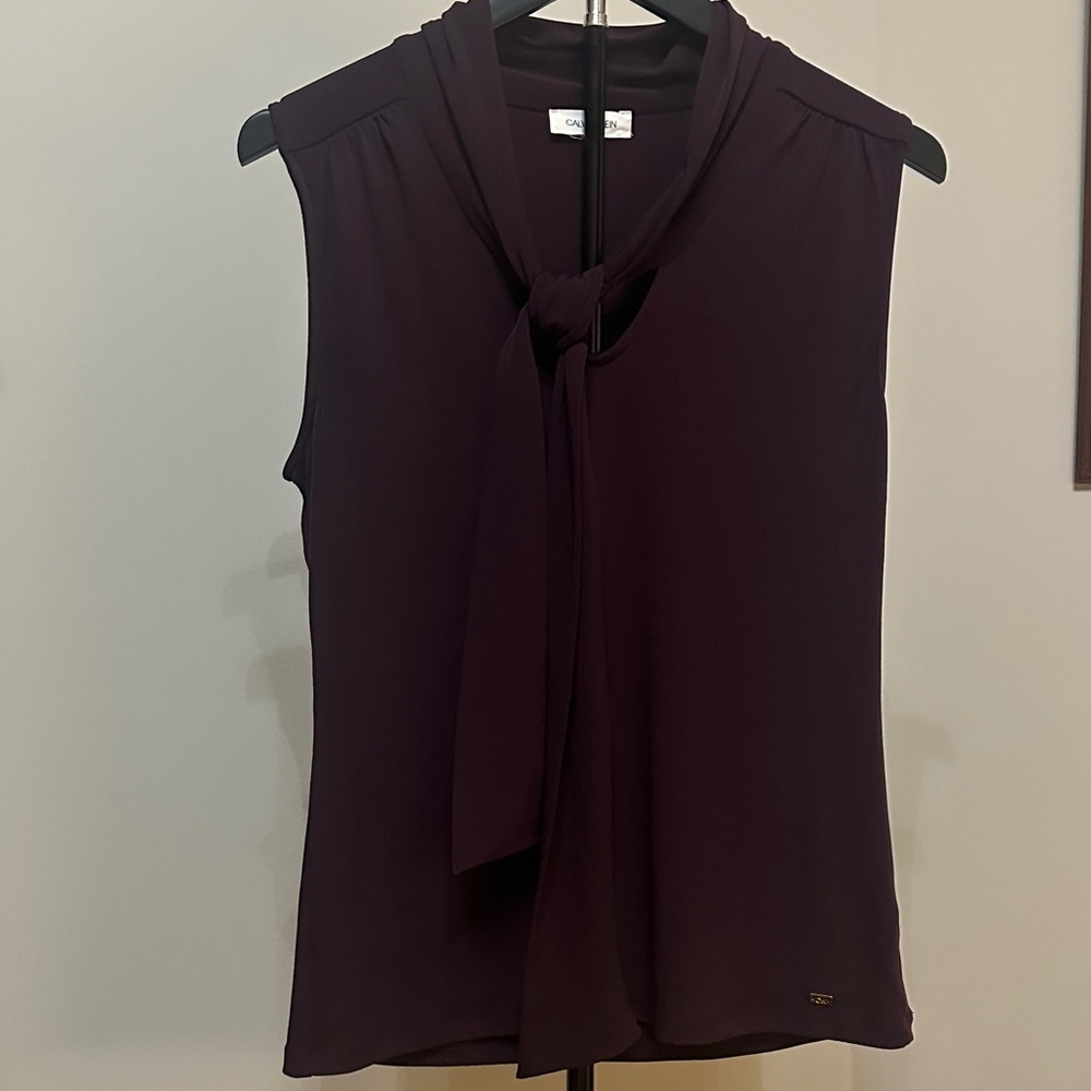 Calvin Klein Collection Deep Purple Blouse